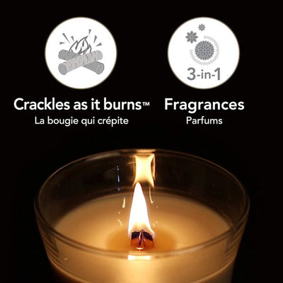Superdrug Woodwick Large Trillogy Woven Comforts Candle 610g- Buy online at McGrocer