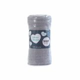 Superdrug Clair De Lune Cotton Cellular Blanket Small Grey- Buy online at McGrocer