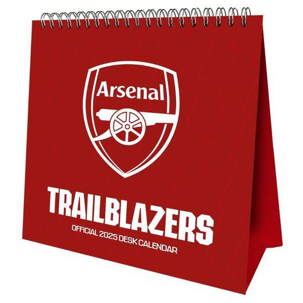 Arsenal FC 2025 Desktop Calendar