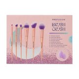 Superdrug Profusion Cosmetics Brush Crush 8 Piece Brush Set- Buy online at McGrocer