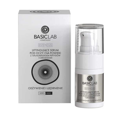 Superdrug BasicLab Lifting Eye Serum with 10% Complex of Peptides 15ml- Buy online at McGrocer