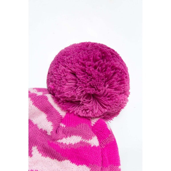 Hype Knitted Camo Beanie