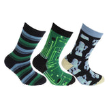 Superdrug FLOSO Kids Retro Gripper Socks (3 Pairs) (UK 6-8.5)- Buy online at McGrocer