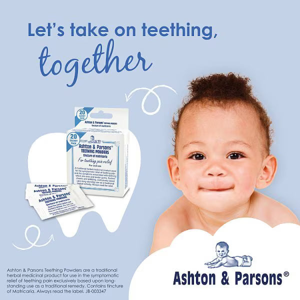 Ashton and Parsons Teething Powder - 20 Sachets