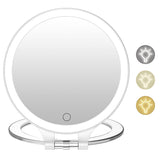 Superdrug Fascinate LED Vanity Mirror 22x19.5cm RM313_White_L3C_1X10X- Buy online at McGrocer