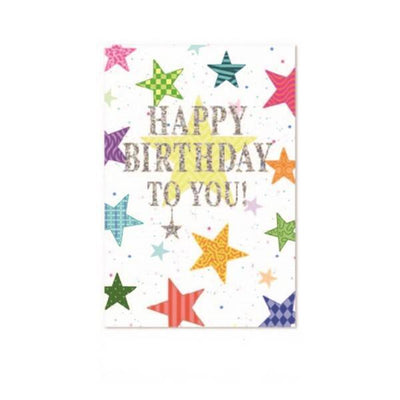Superdrug Simon Elvin Happy Birthday To You Star Card (Pack of 6)- Buy online at McGrocer
