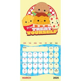 Squishmallows 2025 Square Wall Calendar (30cm x 30cm)