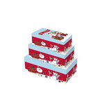 Superdrug Eurowrap Oblong Santa Claus Christmas Gift Boxes (Pack of 3)- Buy online at McGrocer