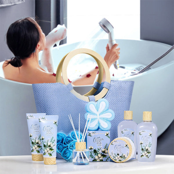 Livingandhome Cotton Scent Spa Relaxing Gift Bags Sets