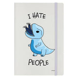 Grindstore I Hate People Dinosaur A5 Notebook