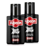 Superdrug Alpecin Grey Attack Caffeine & Colour Shampoo 2x 200ml- Buy online at McGrocer