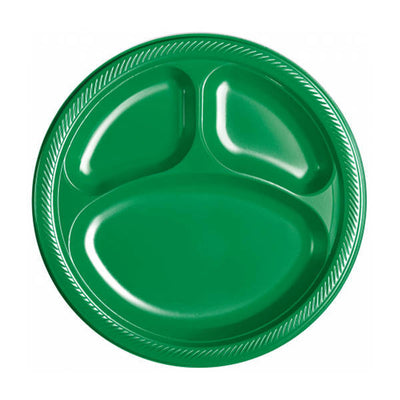 Superdrug Amscan Plastic Divided Plate (Pack of 20)- Buy online at McGrocer