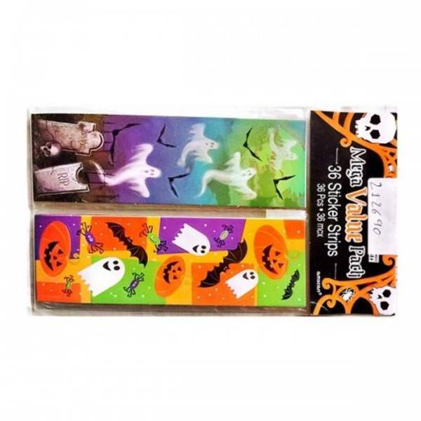 Amscan Stripe Halloween Stickers (Pack of 36)