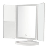 Superdrug Livingandhome Tri-Fold Makeup Mirror with LED Strip Light- Buy online at McGrocer