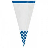 Superdrug Amscan Polka Dot Plastic Cone Party Bags (Pack of 10)- Buy online at McGrocer