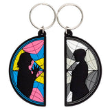 Superdrug Wednesday ´Friendship´ PVC Keyring Set (Pack of 2)- Buy online at McGrocer