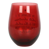 Something Different White Christmas Stemless Wine Glass