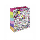 Superdrug Eurowrap Girly Text Gift Bag (Pack of 6) (M)- Buy online at McGrocer