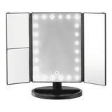 Superdrug Livingandhome Tri-Fold Makeup Mirror with LED Lights- Buy online at McGrocer