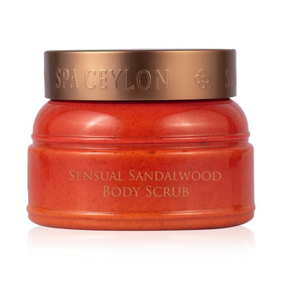 Superdrug SPA CEYLON Sensual Sandalwood - Body Scrub 225g- Buy online at McGrocer