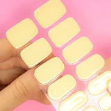 MoYou-London Gel Nail Strip - Yellow Macaroon