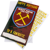 Superdrug West Ham United FC Customisable Birthday Card- Buy online at McGrocer
