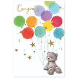 Superdrug Simon Elvin Teddy Bear Congratulations Card (Pack of 6)- Buy online at McGrocer