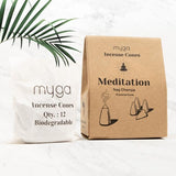 Myga Dhoop Incense Cones - Nag Champa Meditation