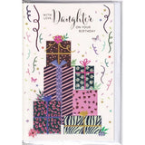Simon Elvin With Love Daughter Birthday Card (Pack of 6)