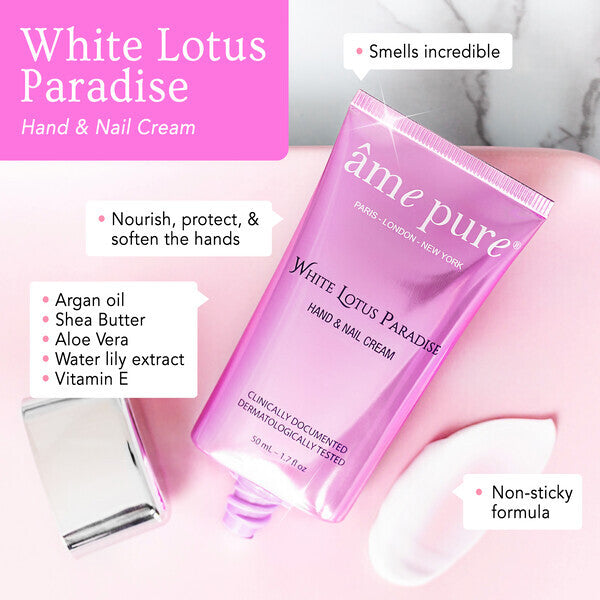 âme pure 5pcs White Lotus Paradise Hand cream 5 x 50ml
