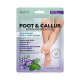 Superdrug BB® Luxury Foot Mask Socks - Exfoliate, Peel & Soften- Lavender & Mint- Buy online at McGrocer