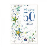 Superdrug Simon Elvin Time To Celebrate! 50th Birthday Card- Buy online at McGrocer