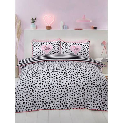Superdrug Rapport Dalmatian Print Duvet Cover Set (Single)- Buy online at McGrocer
