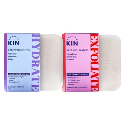 Superdrug Beauty Kin Smooth Skin Bundle with Exfoliate & Hydrate Bars- Buy online at McGrocer