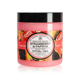 Superdrug Tropical Fruits Strawberry & Papaya Sugar Scrub, 550g- Buy online at McGrocer