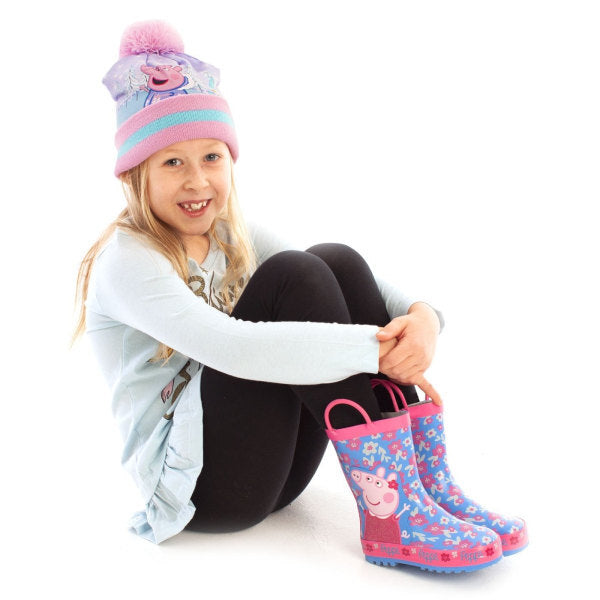 Peppa Pig Girls Pom Pom Beanie (52cm)