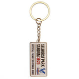 Superdrug Crystal Palace FC Street Sign Embossed Keyring- Buy online at McGrocer