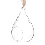 Superdrug Livingandhome Drop-shaped Glass Ornament with Double Holes- Buy online at McGrocer