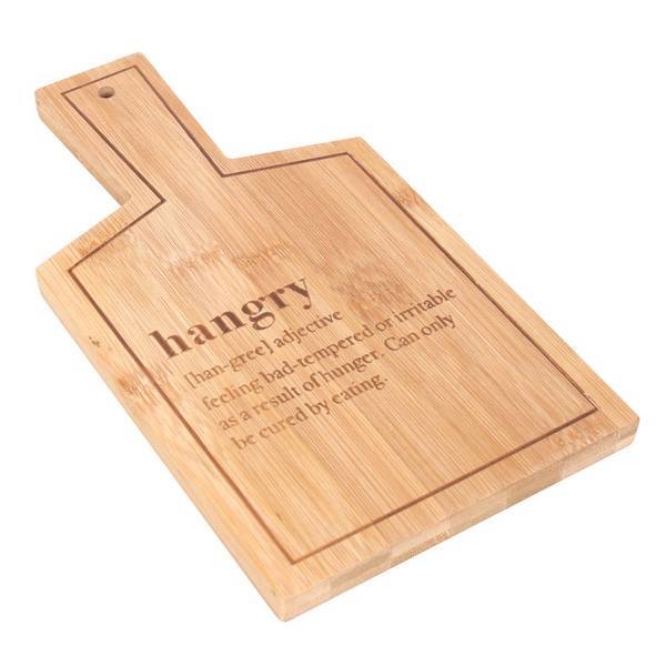 Something Different Hangry Bamboo Chopping Board
