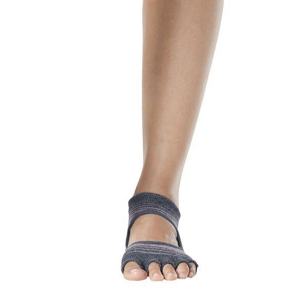Toesox Womens Bellarina Echo Half Toe Socks (M)