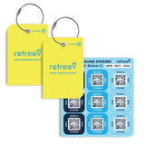 Superdrug Retreev Pack - 2 x tags and Stickers -Yellow Set- Buy online at McGrocer