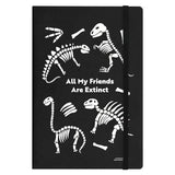 Superdrug Grindstore All My Friends Are Extinct Dinosaur A5 Notebook- Buy online at McGrocer
