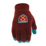 Superdrug West Ham United FC Adult Touch Screen Winter Gloves- Buy online at McGrocer