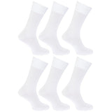 Superdrug FLOSO Womens Plain Cotton Socks (Pack Of 6) (UK Shoe 4-7)- Buy online at McGrocer