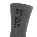 Regatta Adult Wool Hiking Boot Socks (Pack of 2)