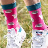 Ladies Animal Design Bamboo Socks 4-7