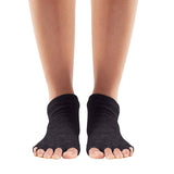Toesox Womens Half Toe Socks (XS)