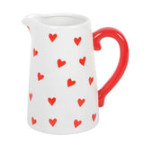 Superdrug Something Different Heart Ceramic Flower Jug- Buy online at McGrocer