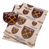 Superdrug West Ham United FC Crest Gift Wrap Sheets- Buy online at McGrocer