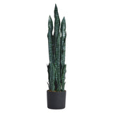 Superdrug Livingandhome Artificial Fake Snake Plant in Pot 90cm- Buy online at McGrocer